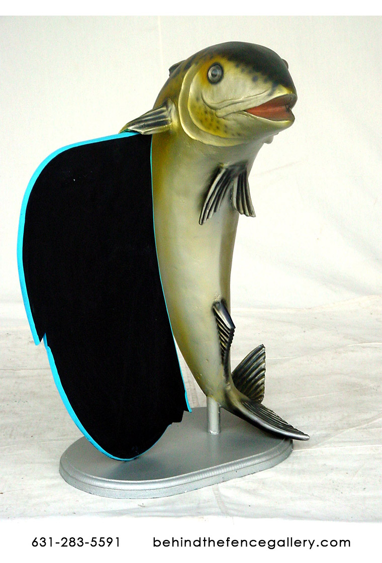 Mackerel Fish with Menu Board 3ft Mackerel Fish with Menu Board 3ft
