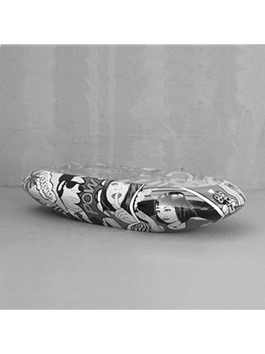Pop Art Stone Table Version #3 Pop Art Stone Table Version #3