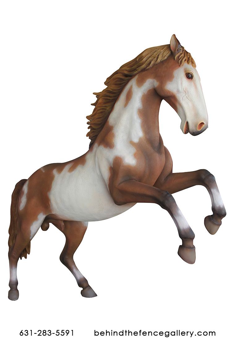 Rearing Male Horse Statue Rearing Male Horse Statue