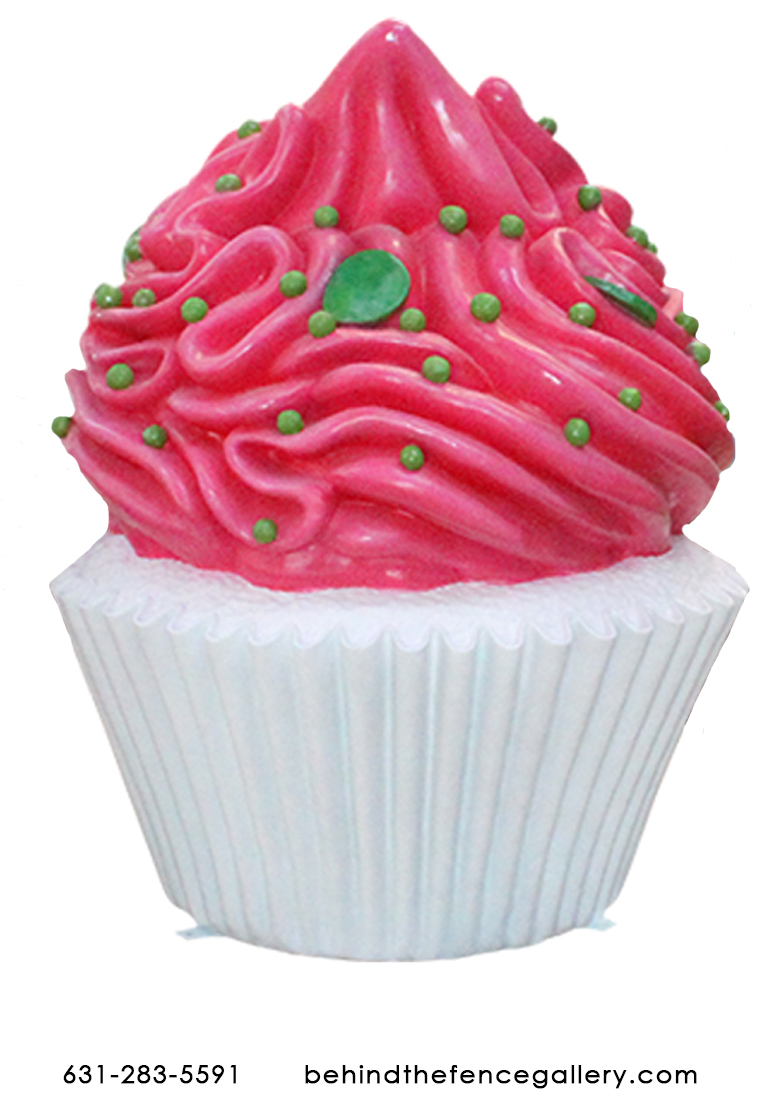 Giant Red Icing Cupcake Giant Red Icing Cupcake
