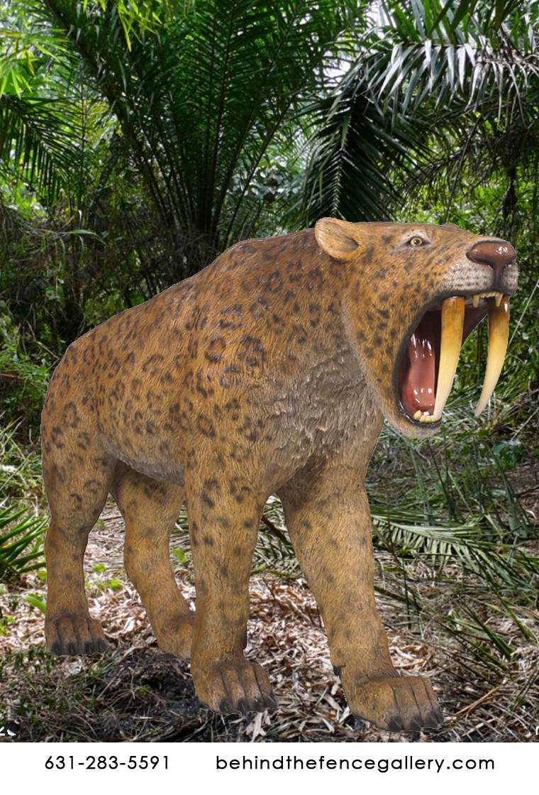 Saber-toothed Tiger Statue Saber-toothed Tiger Statue