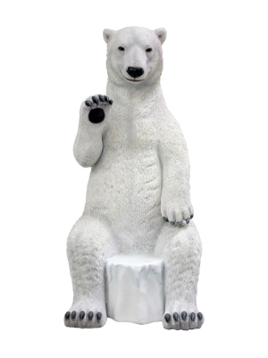 Sitting Polar Bear Statue Sitting Polar Bear Statue